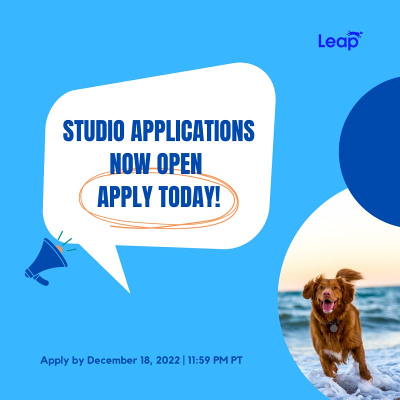 Leap Venture Studio Accelerator Program Applications Now Open for 2023