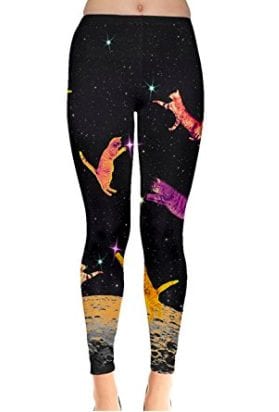 Cats in outer space leggings